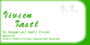 vivien kastl business card